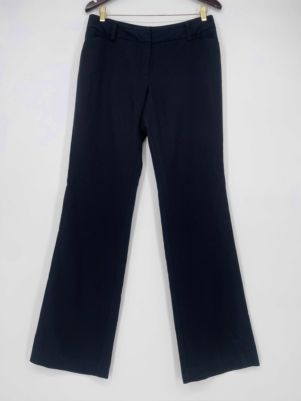 90s Y2K New York & Company Stretch Pinstripe Dress Pants Business Casual Trouser